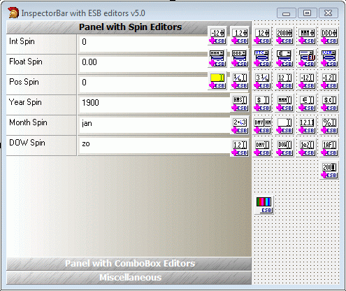 ESBPCS Inspector Links Screen Shot