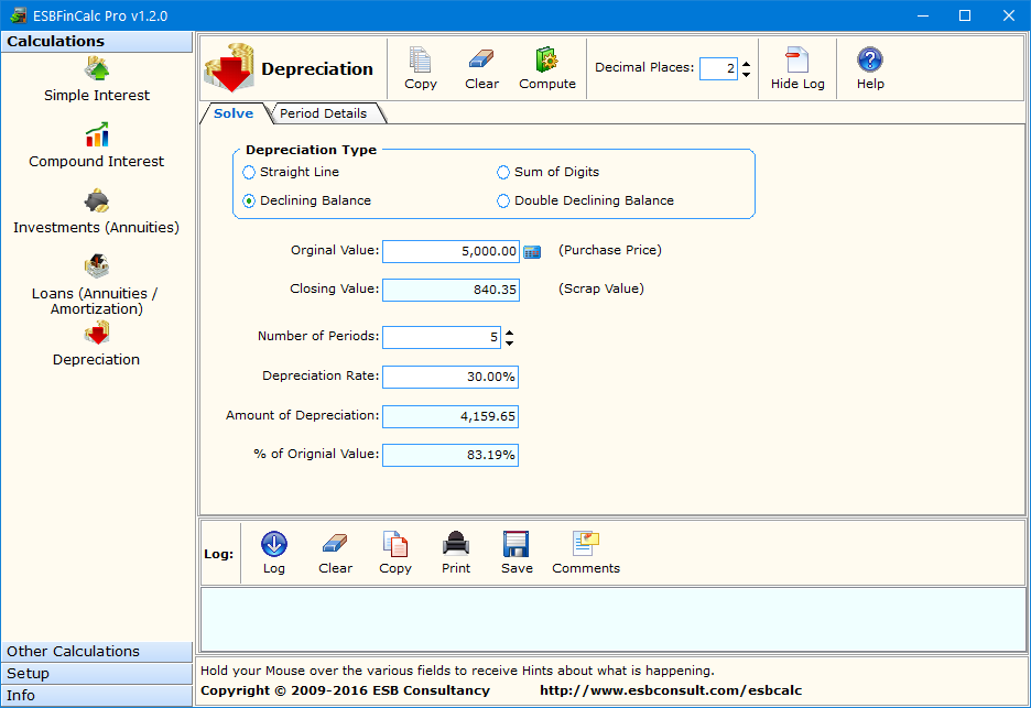 ESBFinCalc Pro ekran görüntüsü