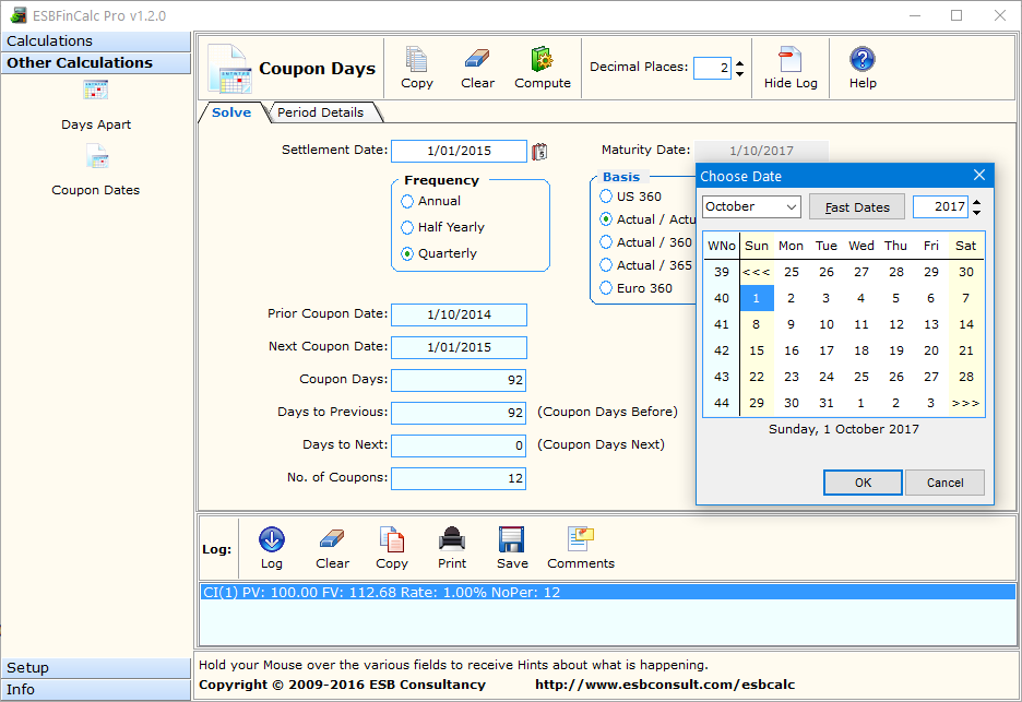 ESBFinCalc Pro ekran görüntüsü